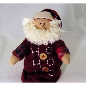 Santa Ho Ho Ho Plush Russ NWT